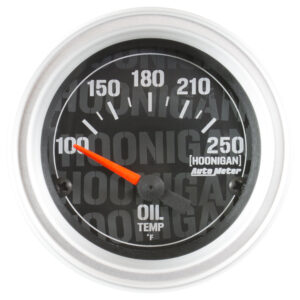 AUTOMETER Oil Temperature Gauge 2 1/16", 100-250°f, Electric, Hoonigan
