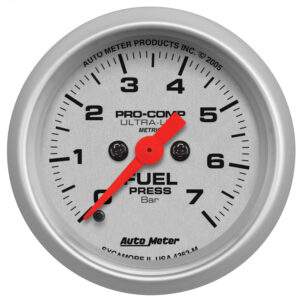 AUTOMETER 2 1/16" 7 BAR Electric Fuel Pressure Gauge, Ultra-Lite