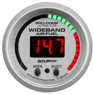 AUTOMETER Pro Air/Fuel Ratio AFR Gauge 2 1/16", 10:1-20:1, Digital W/ Peak & Wrn, Ultra-Lite