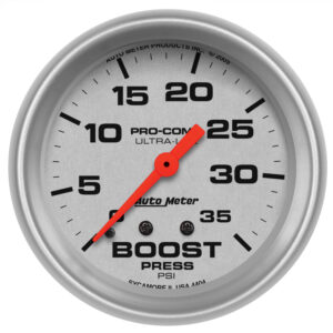 AUTOMETER Boost Gauge 2 5/8", 35PSI, Mechanical, Ultra-Lite