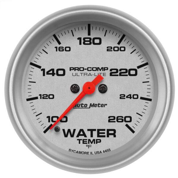 AUTOMETER Water Temperature Gauge 2 5/8", 260°f, Digital Stepper Motor, Ultra-Lite