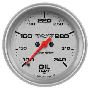 AUTOMETER Oil Temperature Gauge 2 5/8", 140-340°f, Digital Stepper Motor, Ultra-Lite