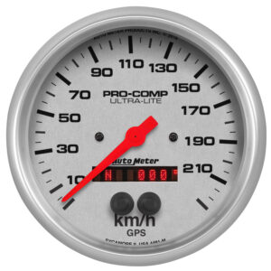 AUTOMETER Speedometer Gauge 5", 225KMH, GPS, Ultra-Lite