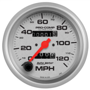 AUTOMETER Ultra-Lite 3 3/8" 120 MPH Mechanical Speedometer Gauge