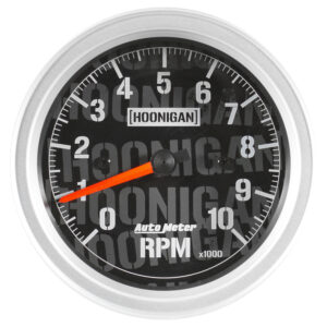 AUTOMETER Tachometer Gauge 3 3/8", 10K RPM, In-Dash, Hoonigan