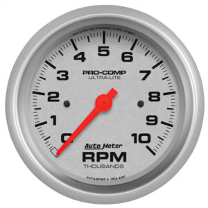 AUTOMETER Tachometer Gauge 3 3/8", 10K RPM, In-Dash, Ultra-Lite