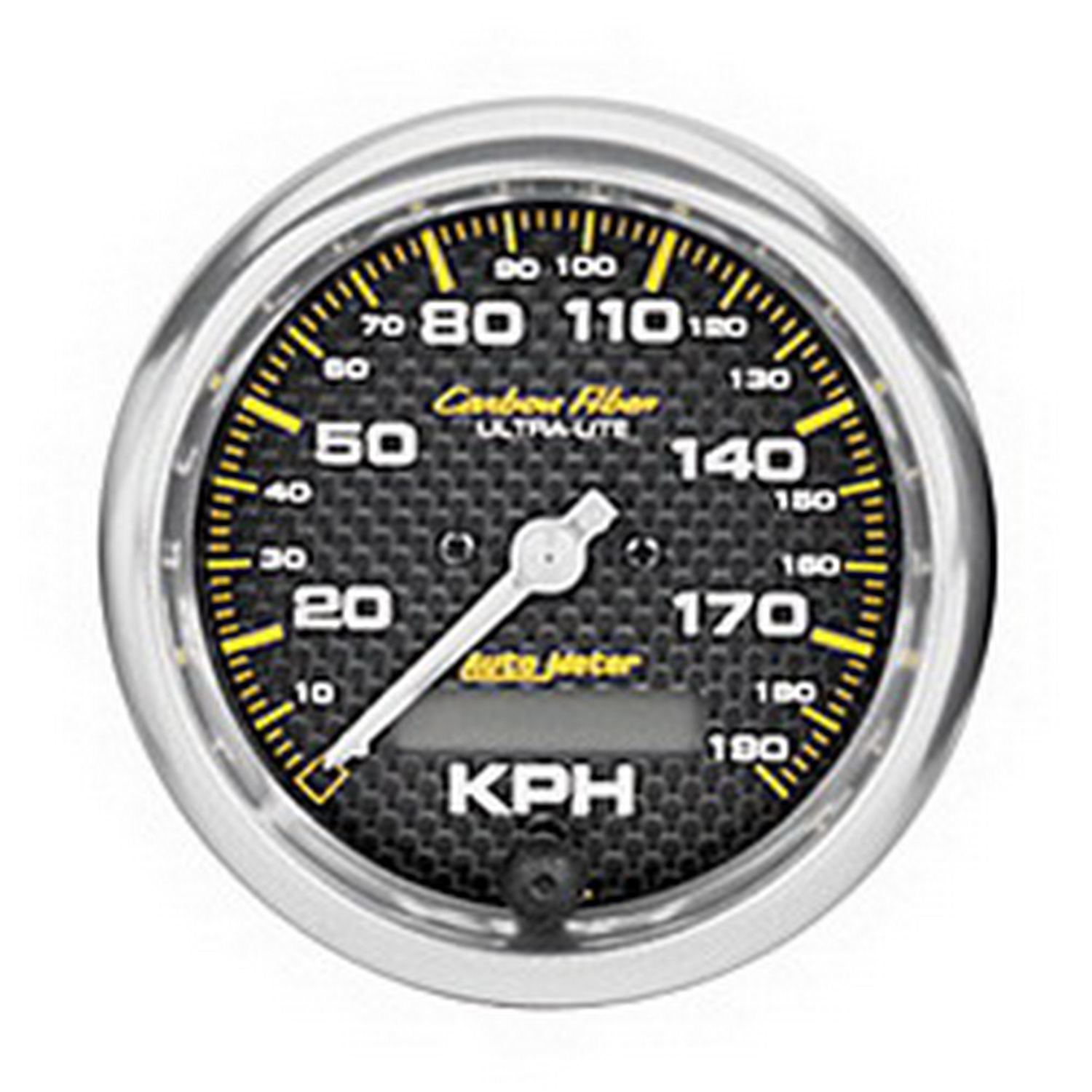 AUTOMETER Speedometer Gauge 3 3/8", 190KM/H, Elec. Programmable, Carbon Fibre