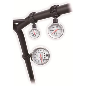 AUTOMETER Gauge Mount, Roll Pod For 1.5" Roll Cage, Fits 5" Pedestal Tach, Black