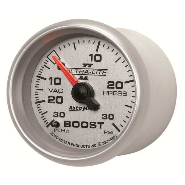 AUTOMETER Vacuum/Boost Gauge 2 1/16", 30Inhg-30PSI, Mechanical, Ultra-Lite II - Image 2