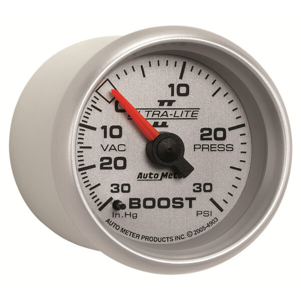 AUTOMETER Vacuum/Boost Gauge 2 1/16", 30Inhg-30PSI, Mechanical, Ultra-Lite II - Image 3