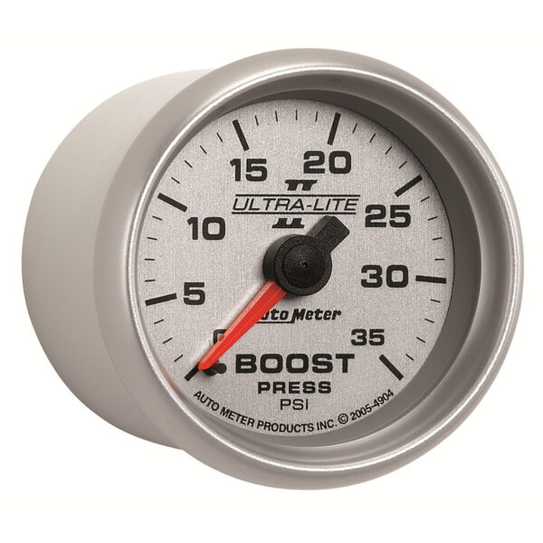 AUTOMETER Boost Gauge 2 1/16", 35PSI, Mechanical, Ultra-Lite II - Image 3