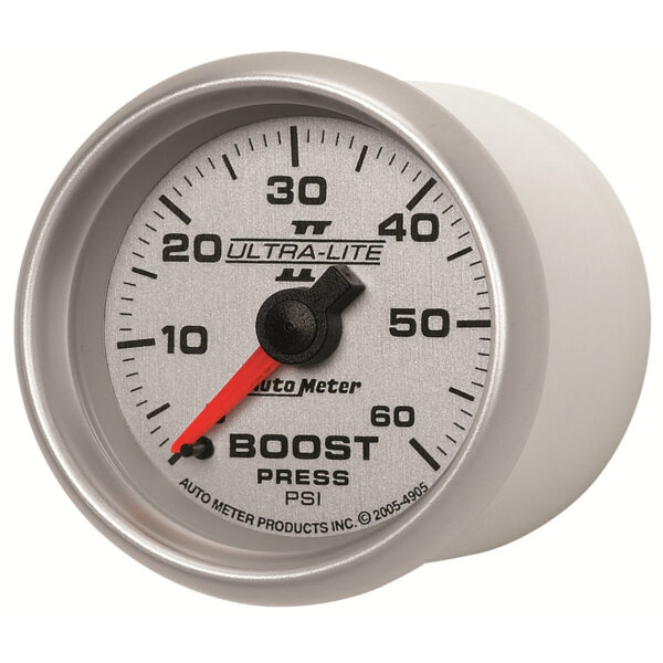 AUTOMETER Boost Gauge 2 1/16", 60PSI, Mechanical, Ultra-Lite II - Image 2