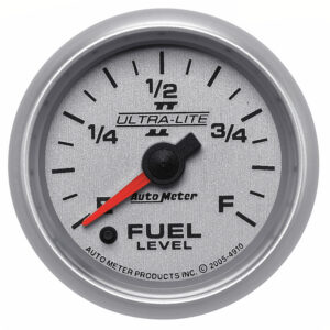 AUTOMETER Fuel Level Gauge 2 1/16", 0-280° Programmable, Ultra-Lite II