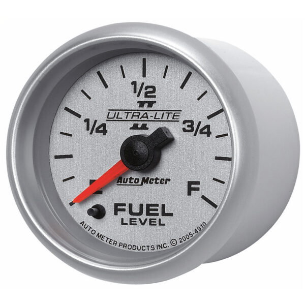 AUTOMETER Fuel Level Gauge 2 1/16", 0-280° Programmable, Ultra-Lite II - Image 2