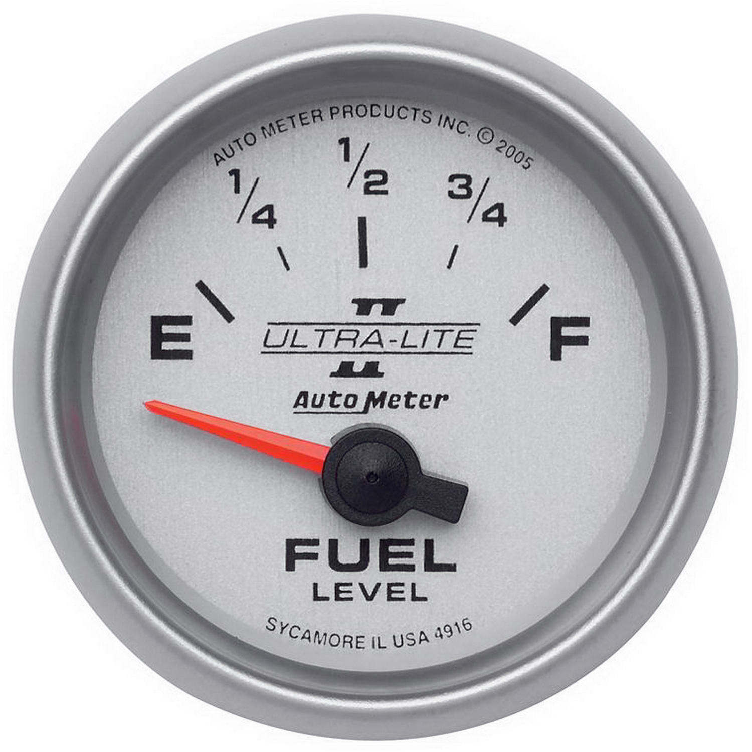 AUTOMETER Fuel Level Gauge 2 1/16", 240&deg; To 33&deg;F, Elec, Ultra-Lite II