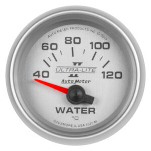 AUTOMETER Water Temperature Gauge 2 1/16", 40-120°c, Electric, Ultra-Lite II