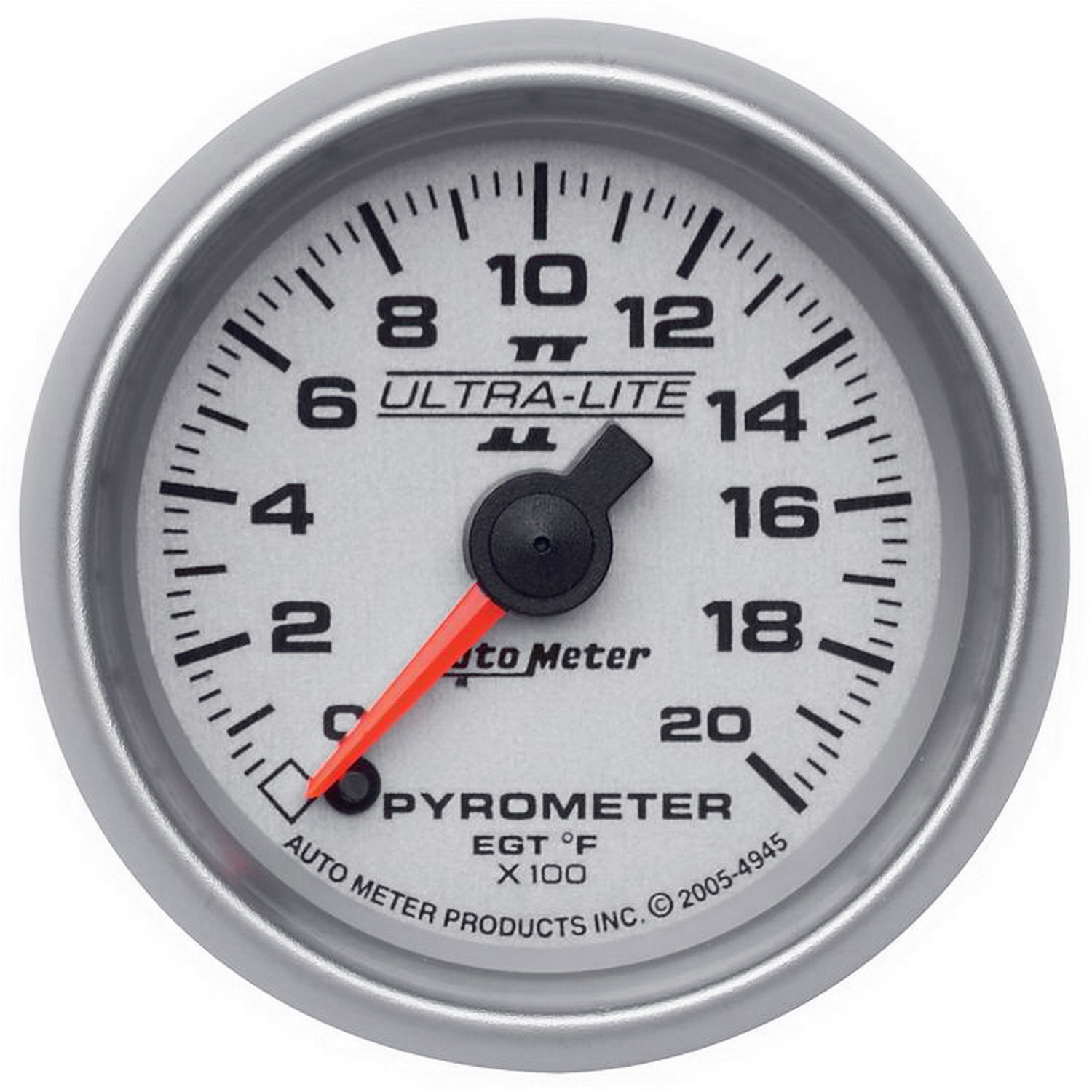 AUTOMETER EGT Pyrometer Gauge 2 1/16", 2000°f, Digital Stepper Motor, Ultra-Lite II
