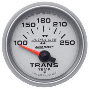 AUTOMETER Transmission Temperature Gauge 2 1/16", 100-250°F, Electric, Ultra-Lite II