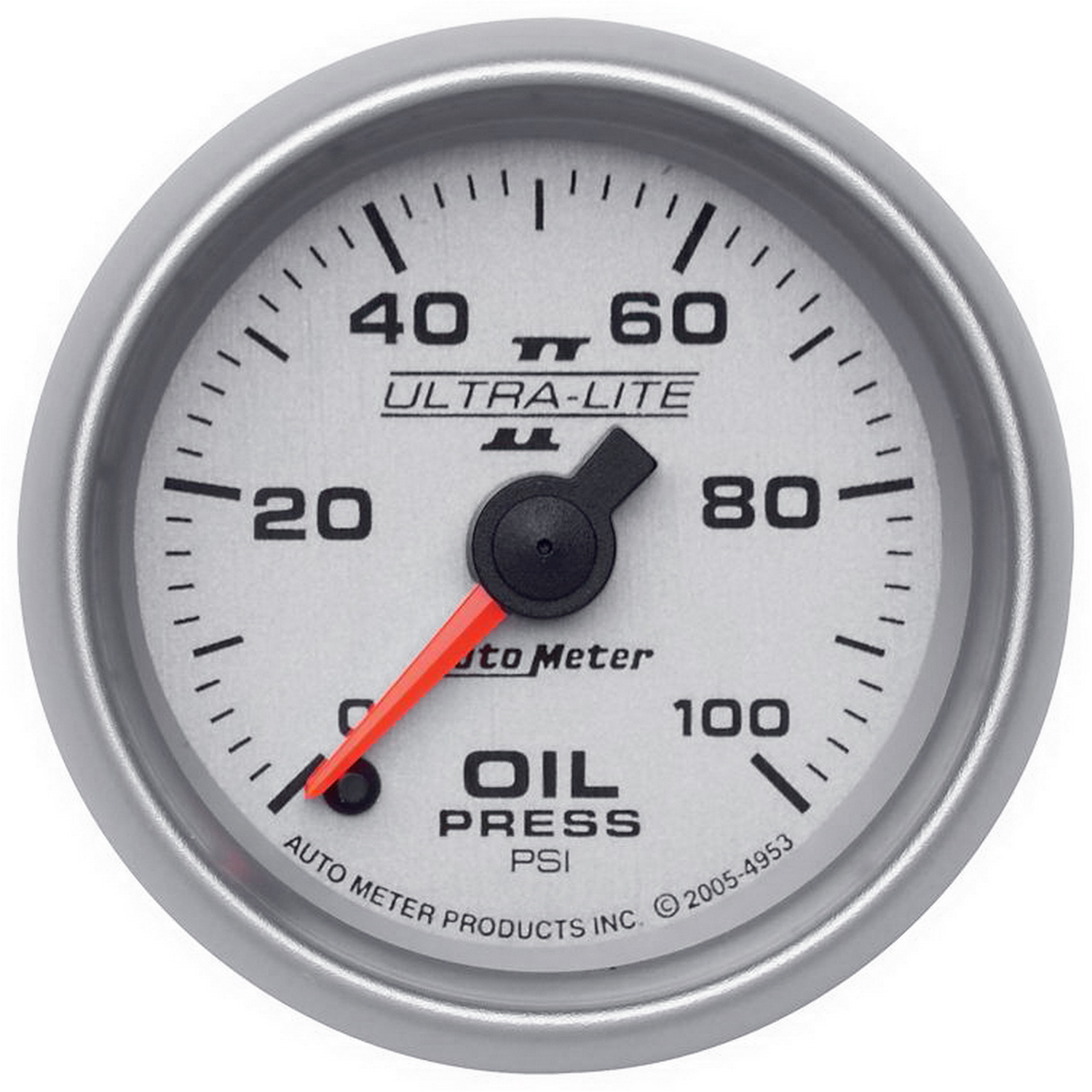 AUTOMETER Oil Pressure Gauge 2 1/16", 100PSI, Digital Stepper Motor, Ultra-Lite II