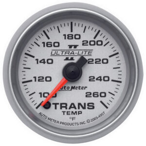 AUTOMETER Transmission Temperature Gauge 2 1/16", 100-260°f, Digital Stepper Mtr, Ultra-Lite II