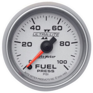 AUTOMETER Fuel Pressure Gauge 2 1/16", 100PSI, Digital Stepper Motor, Ultra-Lite II