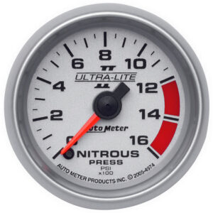AUTOMETER Nitrous Pressure Gauge 2 1/16", 1600PSI, Digital Stepper Motor, Ultra-Lite II