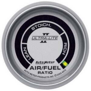 AUTOMETER Narrowband Air/Fuel Ratio AFR Gauge 2 1/16", Lean-Rich, LED Array, Ultra-Lite II