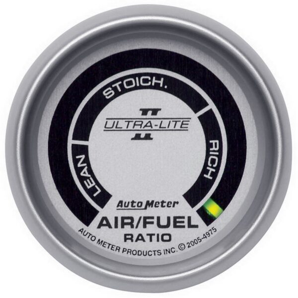 AUTOMETER Narrowband Air/Fuel Ratio AFR Gauge 2 1/16", Lean-Rich, LED Array, Ultra-Lite II