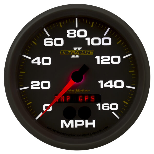 AUTOMETER Speedometer Gauge 5", 160MPH, GPS, Ultra-Lite II - Image 4