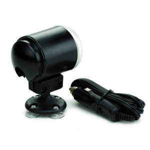 AUTOMETER Gauge Mount, Single, 2 1/16", Black, Suction Type
