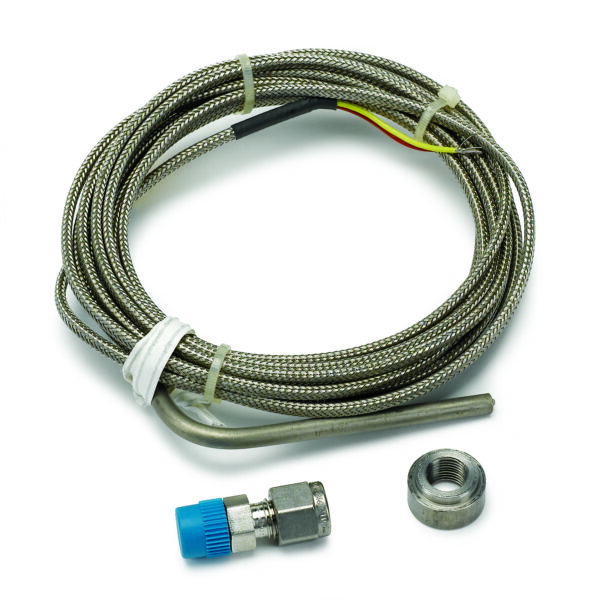 AUTOMETER Tc Kit, Type K, 3/16" Dia, Open Tip, 10Ft, Incl Stainless Comp & Weld Boss - Image 2