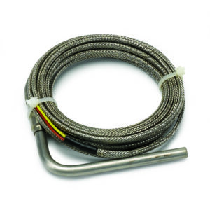 AUTOMETER Thermocouple, Type K, 1/4" Dia, Open Tip, 10ft, Replacement