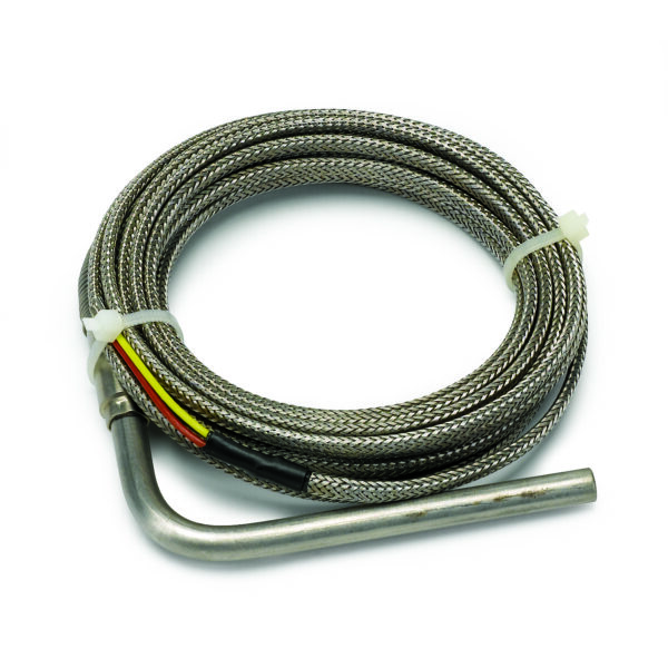AUTOMETER Thermocouple, Type K, 1/4" Dia, Open Tip, 10ft, Replacement