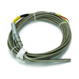 AUTOMETER Thermocouple, Type K, 3/16" Dia, Open Tip, 10ft, Replacement