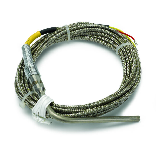 AUTOMETER Thermocouple, Type K, 3/16" Dia, Open Tip, 10ft, Replacement