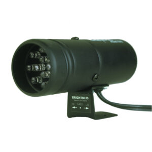 AUTOMETER Super-Lite 12 Amber LED Pedestal Shift Light, Black