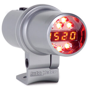 AUTOMETER Shift Light, Digital W/ Multi-Color LED, Silver, Pedestal Mount, DPSS Level 2