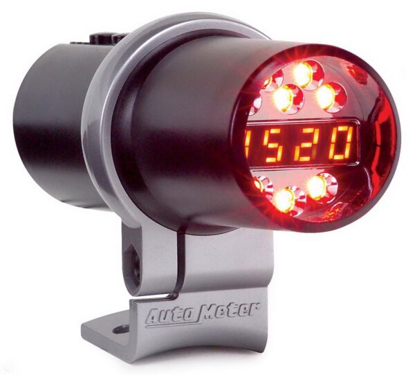 AUTOMETER Shift Light, Dig W/ Multi-Color LED, Black, Pedestal W/ RPM Playbk, DPSS Level 3