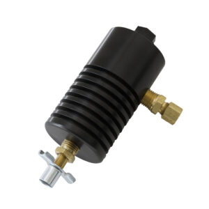 AUTOMETER Particle Trap Kit, Exhaust Pressure, Aluminum, Black