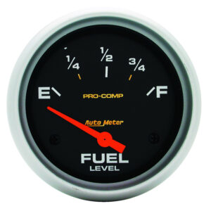 AUTOMETER Fuel Level Gauge 2 5/8", 0° To 90°F, Elec, Pro-Comp