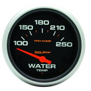 AUTOMETER Water Temperature Gauge 2 5/8", 100-250°f, Electric, Pro-Comp