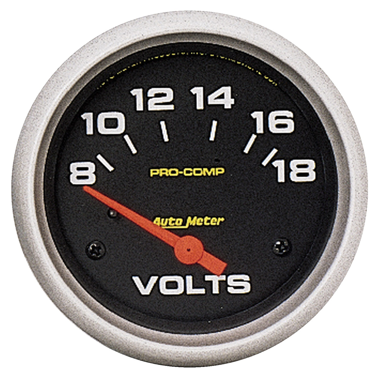 AUTOMETER Voltmeter Gauge 2 5/8", 18V, Electric, Pro-Comp