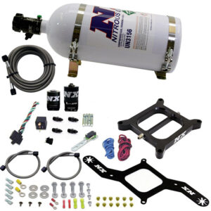 NITROUS EXPRESS 4150 Rnc Conventional Plate System W/ .375" Solenoid W/ 10lb Bottle