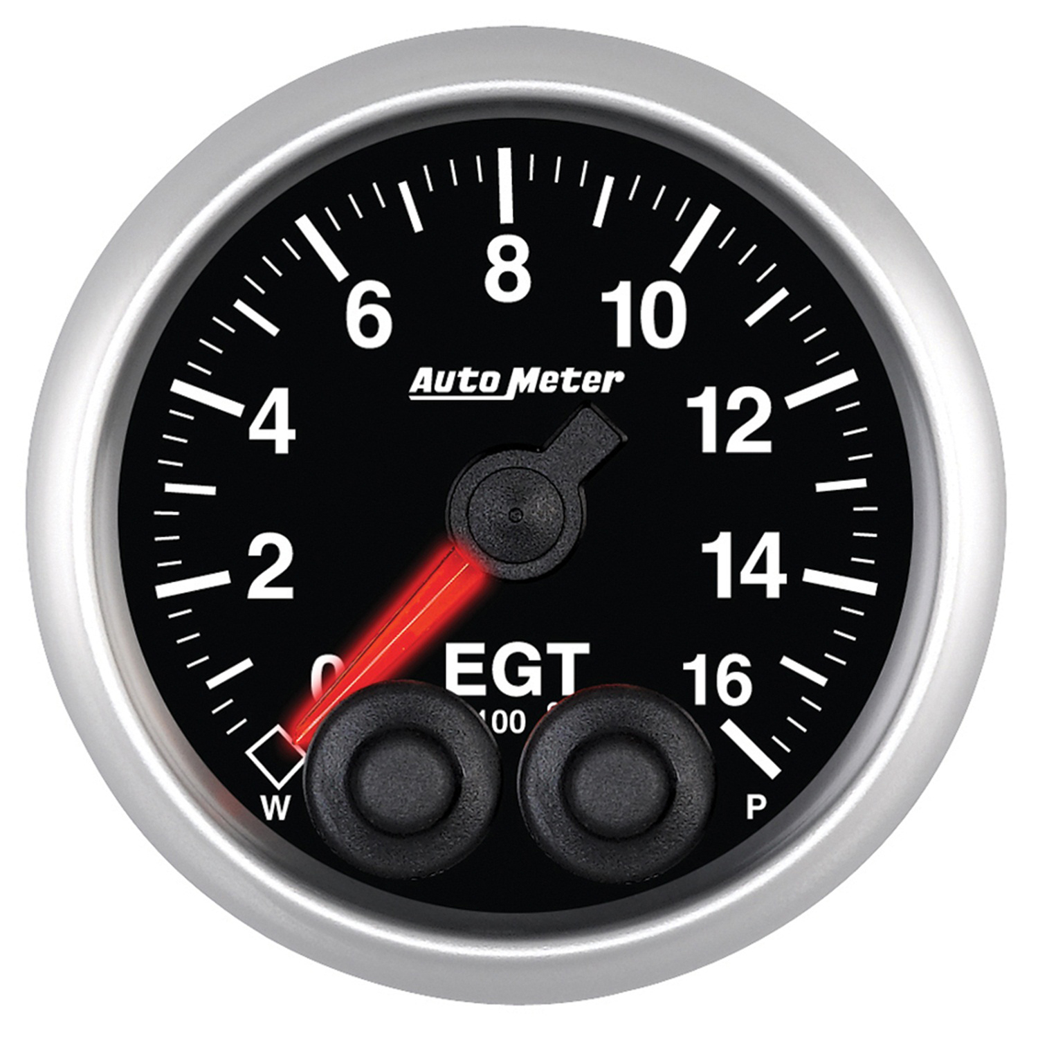 AUTOMETER EGT Pyrometer Gauge 2 1/16", 1600°f, Stepper Motor W/Peak & Warn, Elite