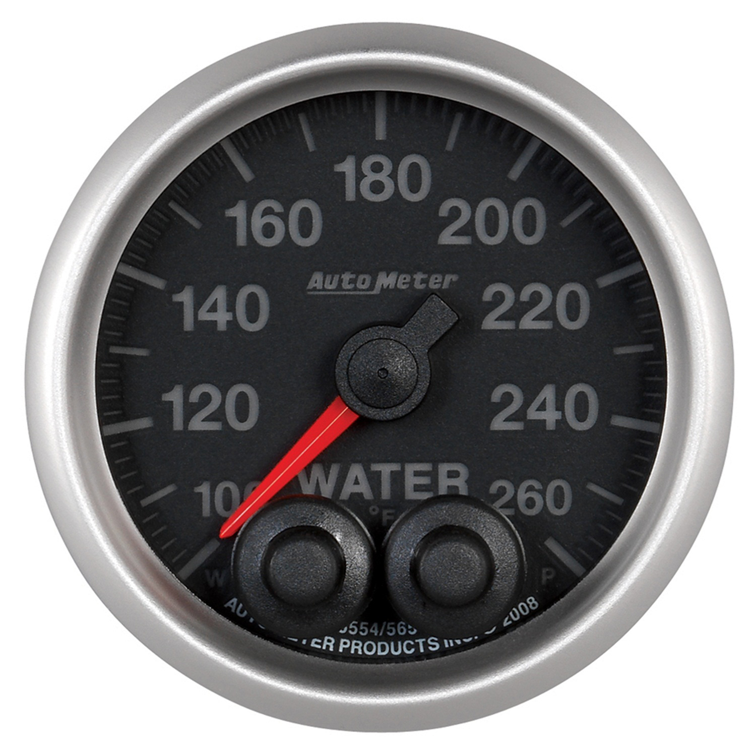 AUTOMETER Water Temperature Gauge 2 1/16", 260°f, Stepper Motor W/Peak & Warn, Elite - Image 5