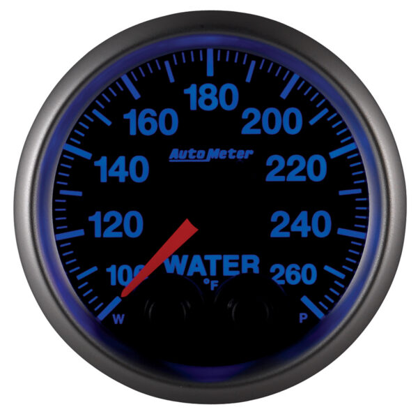 AUTOMETER Water Temperature Gauge 2 1/16", 260°f, Stepper Motor W/Peak & Warn, Elite