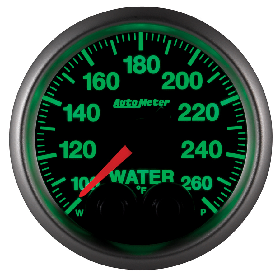AUTOMETER Water Temperature Gauge 2 1/16", 260°f, Stepper Motor W/Peak & Warn, Elite - Image 4