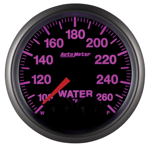 AUTOMETER Water Temperature Gauge 2 1/16", 260°f, Stepper Motor W/Peak & Warn, Elite - Image 6