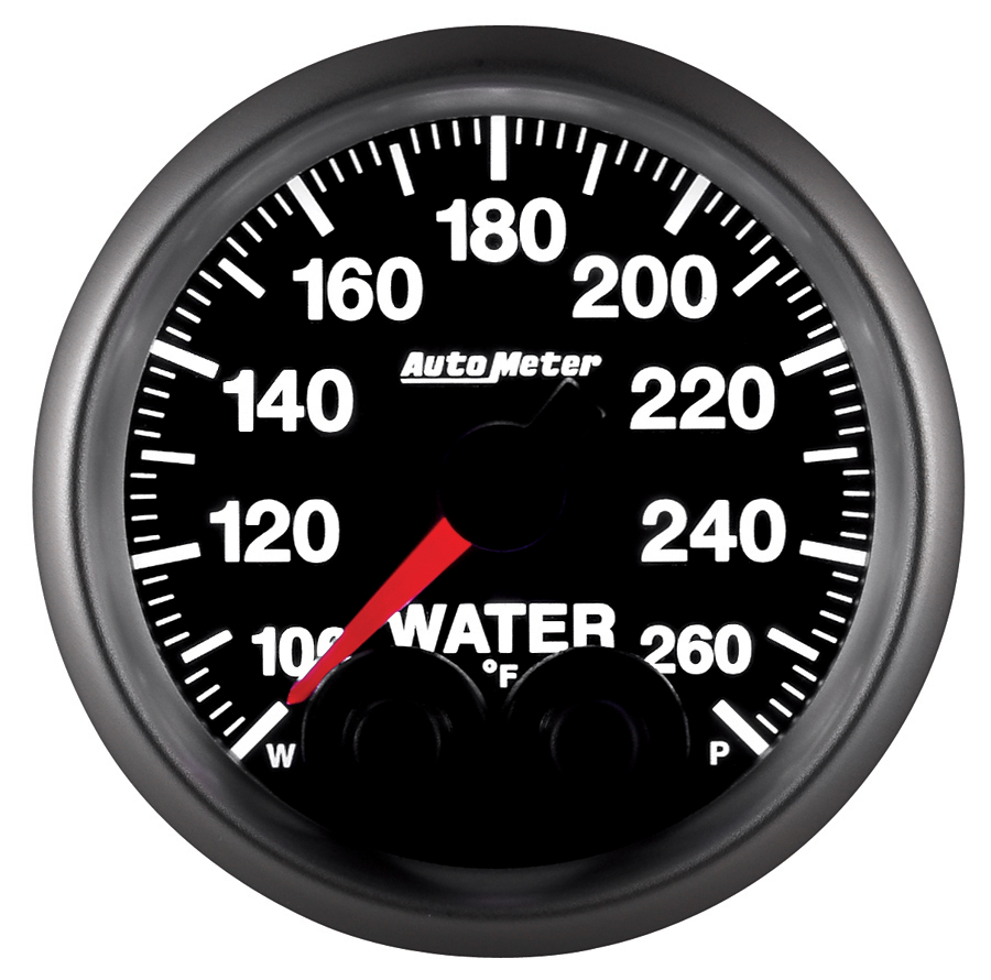 AUTOMETER Water Temperature Gauge 2 1/16", 260°f, Stepper Motor W/Peak & Warn, Elite - Image 8