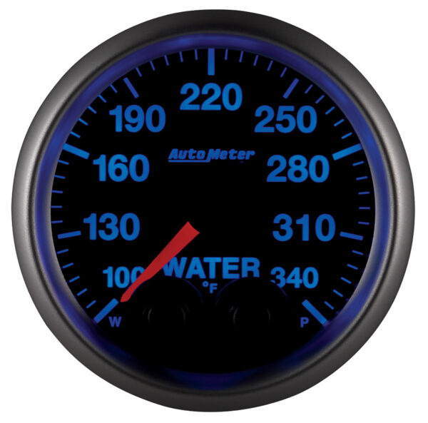 AUTOMETER Water Temperature Gauge 2 1/16", 340°f, Stepper Motor W/Peak & Warn, Elite